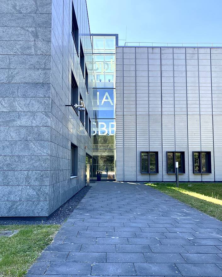 Eingangsbereich des Speichermagazins der Staatsbibliothek zu Berlin